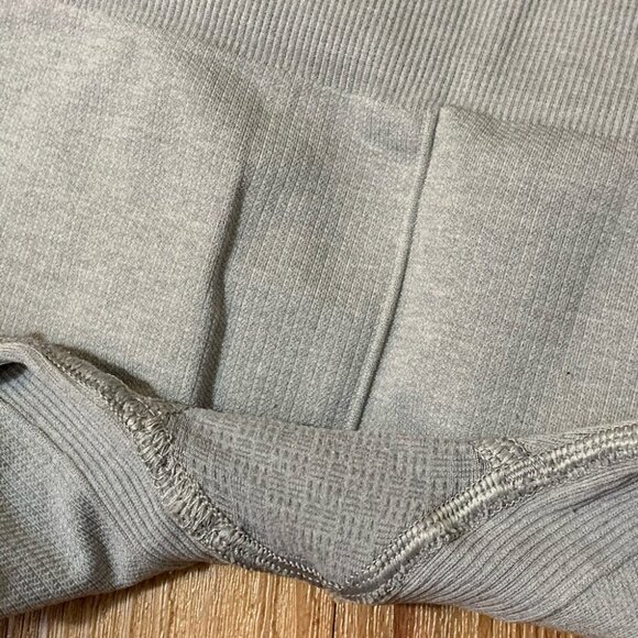 Lululemon Awakening Crop Seamless Leggings Grey - Picture 9 of 13